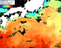 ひまわり人工衛星:黒潮域,17:59JST,1時間合成画像