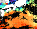 ひまわり人工衛星:黒潮域,19:59JST,1時間合成画像