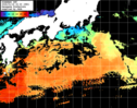 ひまわり人工衛星:黒潮域,08:59JST,1時間合成画像