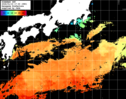 ひまわり人工衛星:黒潮域,02:59JST,1時間合成画像