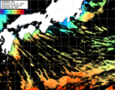 ひまわり人工衛星:黒潮域,12:59JST,1時間合成画像