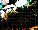 ひまわり人工衛星:黒潮域,18:59JST,1時間合成画像