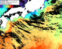 NOAA人工衛星画像:黒潮域, 1日合成画像(2026/01/23UTC)