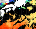 ひまわり人工衛星:黒潮域,11:59JST,1時間合成画像