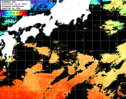 ひまわり人工衛星:黒潮域,12:59JST,1時間合成画像