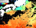 ひまわり人工衛星:黒潮域,01:59JST,1時間合成画像