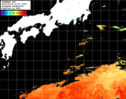 ひまわり人工衛星:黒潮域,01:59JST,1時間合成画像