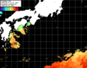 ひまわり人工衛星:黒潮域,12:59JST,1時間合成画像