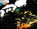 ひまわり人工衛星:黒潮域,01:59JST,1時間合成画像