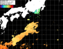 ひまわり人工衛星:黒潮域,20:59JST,1時間合成画像