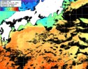 ひまわり人工衛星:黒潮域,20:59JST,1時間合成画像