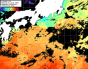 ひまわり人工衛星:黒潮域,23:59JST,1時間合成画像