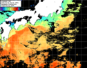 ひまわり人工衛星:黒潮域,17:59JST,1時間合成画像