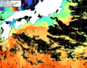 ひまわり人工衛星:黒潮域,12:59JST,1時間合成画像