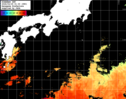 ひまわり人工衛星:黒潮域,10:59JST,1時間合成画像