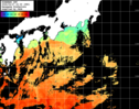 ひまわり人工衛星:黒潮域,08:59JST,1時間合成画像