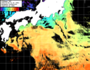 ひまわり人工衛星:黒潮域,10:59JST,1時間合成画像