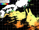 ひまわり人工衛星:黒潮域,00:59JST,1時間合成画像