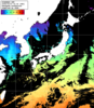 ひまわり人工衛星:日本全域,12:59JST,1時間合成画像