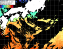 ひまわり人工衛星:黒潮域,20:59JST,1時間合成画像