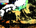 ひまわり人工衛星:黒潮域,17:59JST,1時間合成画像
