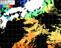 ひまわり人工衛星:黒潮域,17:59JST,1時間合成画像