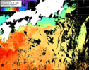 ひまわり人工衛星:黒潮域,17:59JST,1時間合成画像