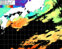 ひまわり人工衛星:黒潮域,13:59JST,1時間合成画像