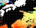 ひまわり人工衛星:黒潮域,19:59JST,1時間合成画像