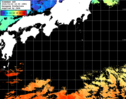 ひまわり人工衛星:黒潮域,01:59JST,1時間合成画像