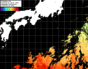 ひまわり人工衛星:黒潮域,14:59JST,1時間合成画像