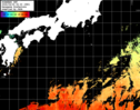 ひまわり人工衛星:黒潮域,15:59JST,1時間合成画像