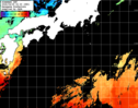 ひまわり人工衛星:黒潮域,11:59JST,1時間合成画像