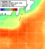 NOAA人工衛星画像:神奈川県近海, 1週間合成画像(2026/04/09～2026/04/15UTC)
