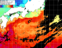 ひまわり人工衛星:黒潮域,14:59JST,1時間合成画像