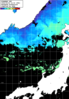ひまわり人工衛星:日本海,23:59JST,1時間合成画像