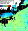 ひまわり人工衛星:神奈川県近海,13:59JST,1時間合成画像