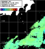 ひまわり人工衛星:神奈川県近海,22:59JST,1時間合成画像