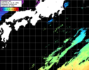 ひまわり人工衛星:黒潮域,22:59JST,1時間合成画像