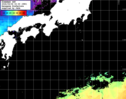 ひまわり人工衛星:黒潮域,11:59JST,1時間合成画像