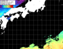 ひまわり人工衛星:黒潮域,16:59JST,1時間合成画像