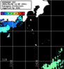 ひまわり人工衛星:神奈川県近海,23:59JST,1時間合成画像