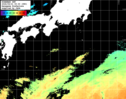 ひまわり人工衛星:黒潮域,18:59JST,1時間合成画像