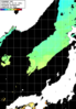 ひまわり人工衛星:日本海,08:59JST,1時間合成画像
