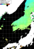ひまわり人工衛星:日本海,10:59JST,1時間合成画像