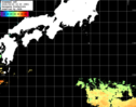 ひまわり人工衛星:黒潮域,19:59JST,1時間合成画像