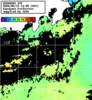 ひまわり人工衛星:神奈川県近海,23:59JST,1時間合成画像