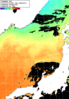 NOAA人工衛星画像:日本海, 1日合成画像(2026/06/14UTC)