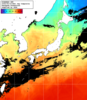 NOAA人工衛星画像:日本全域, 1日合成画像(2026/06/15UTC)