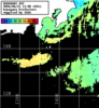 ひまわり人工衛星:神奈川県近海,22:59JST,1時間合成画像